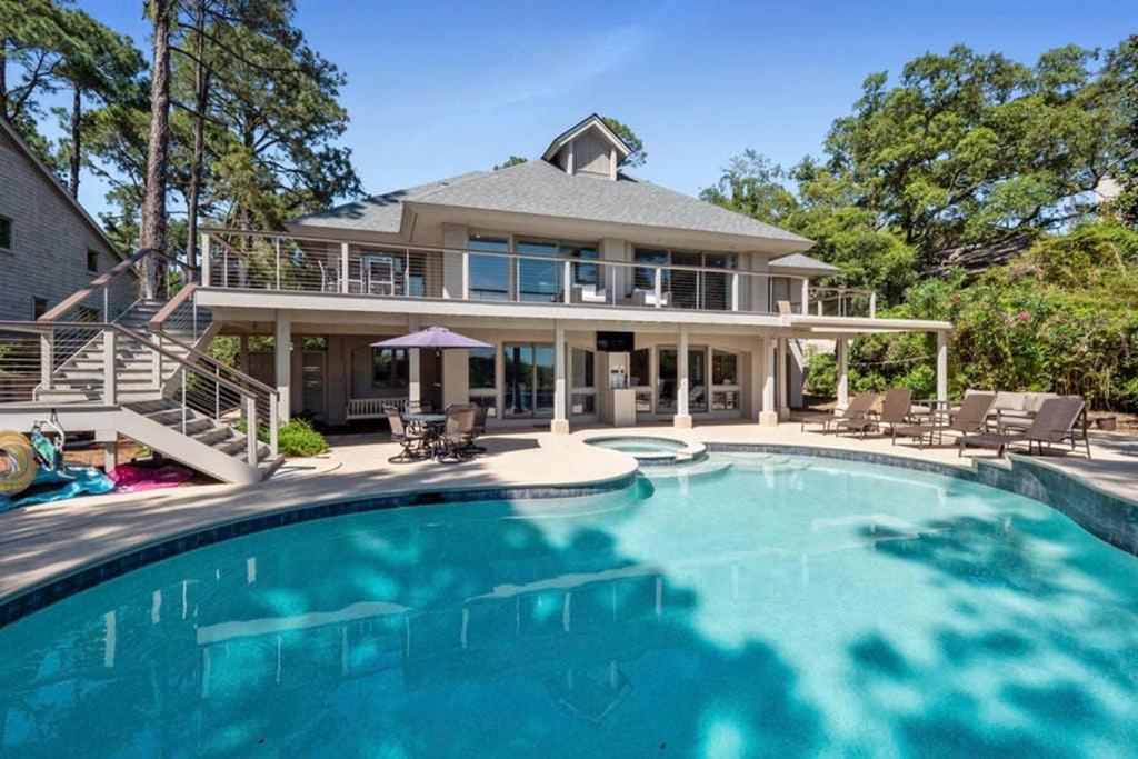 7 Black Duck - Top Notch Views & Amenities In A Private Oceanfront Oasis Hilton Head Island Esterno foto